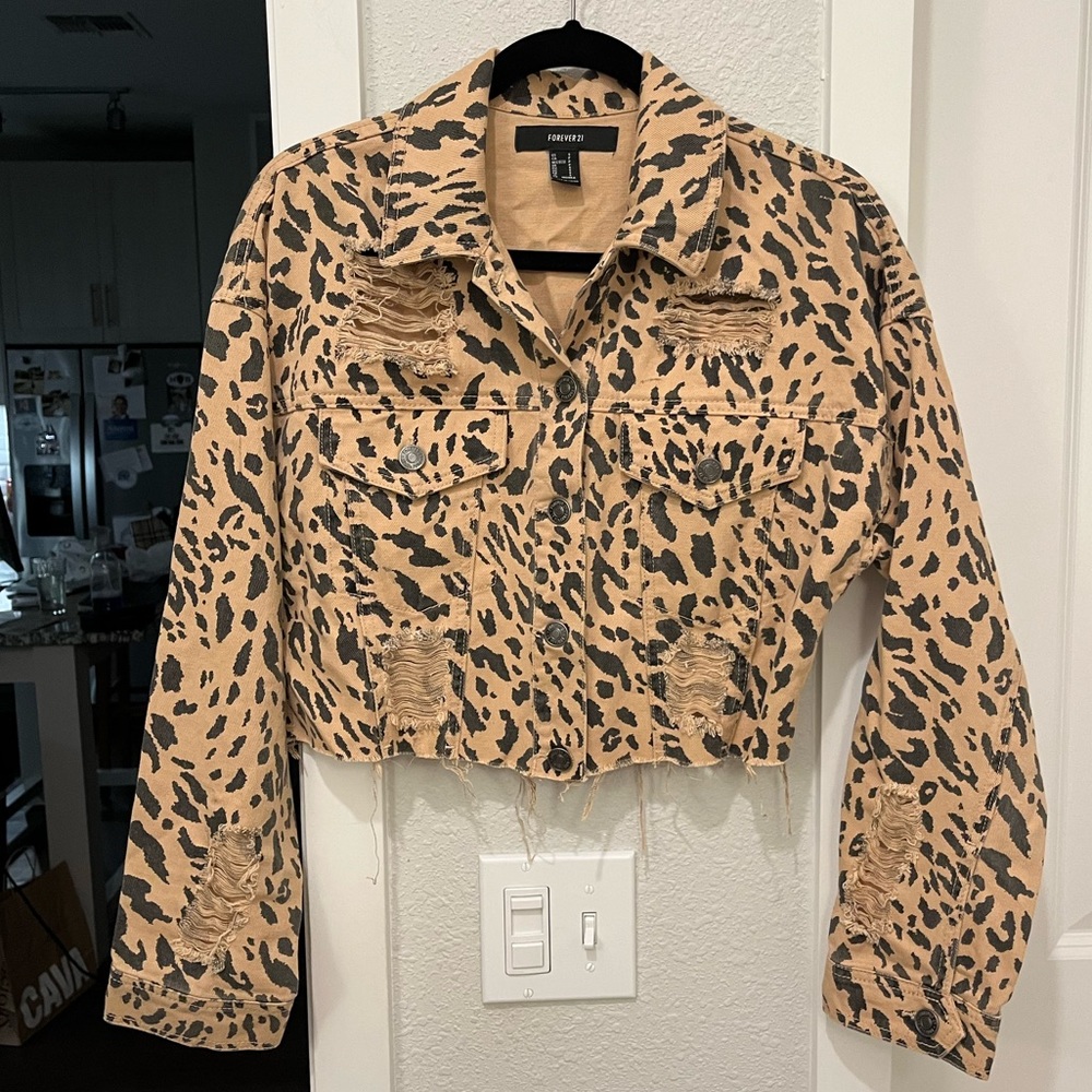 Cheetah Print Jacket